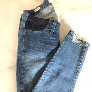 Madewell maternity skinny jeans size 29